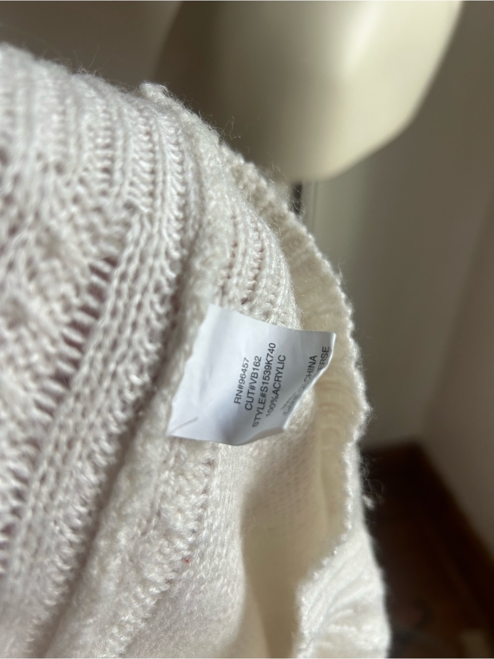 stitch & pine M Hooded Cable Knit Sweater - White - Picture 4 of 7